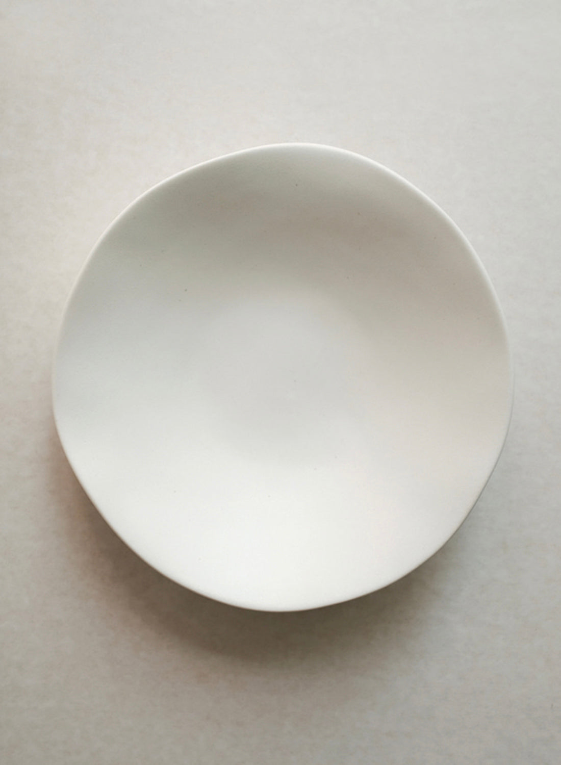 NR Ceramics Low Bowl, stone white