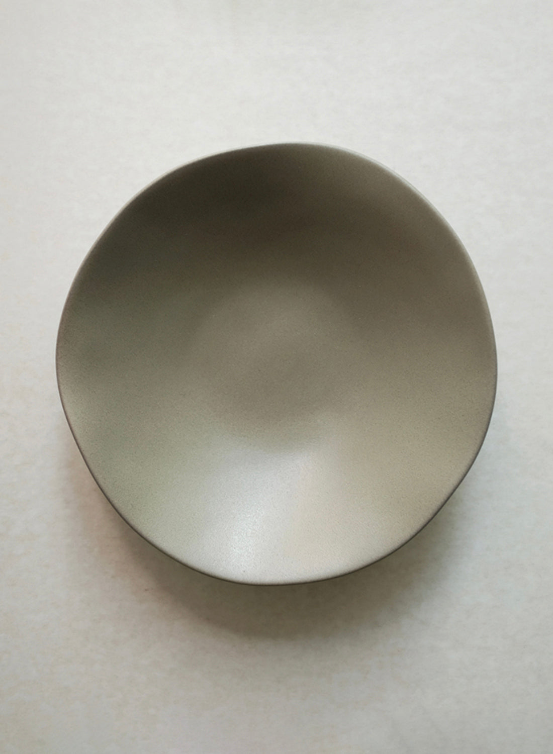 NR Ceramics Low Bowl, forest green