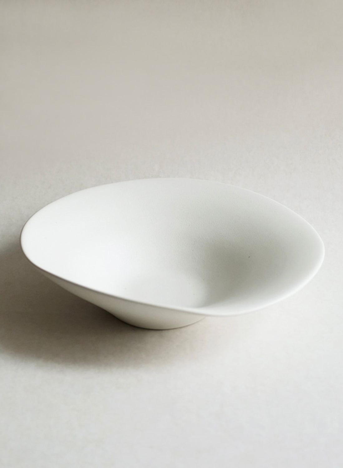 NR Ceramics Pasta Bowl, stone white