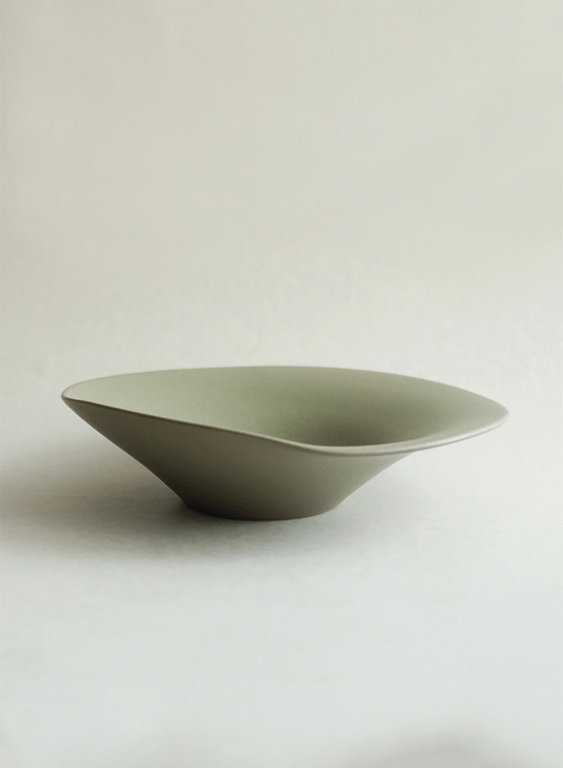 NR Ceramics Pasta Bowl, forest green