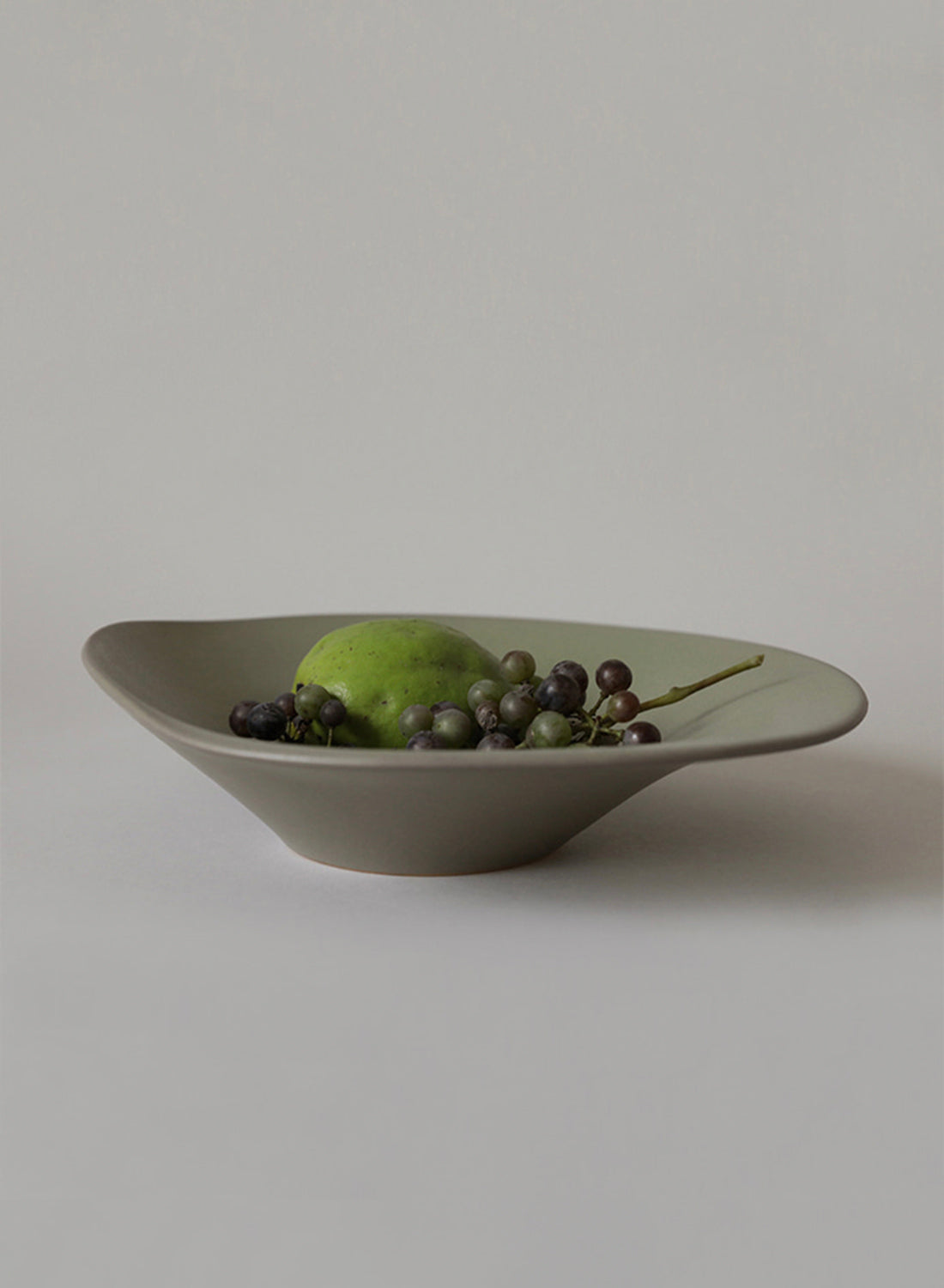 NR Ceramics Pasta Bowl, forest green