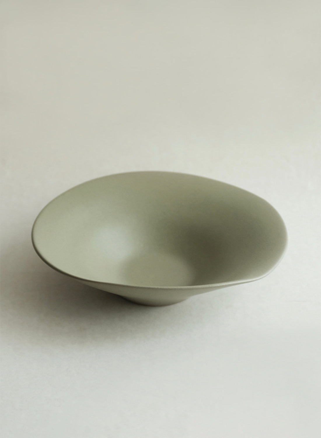 NR Ceramics Pasta Bowl, forest green