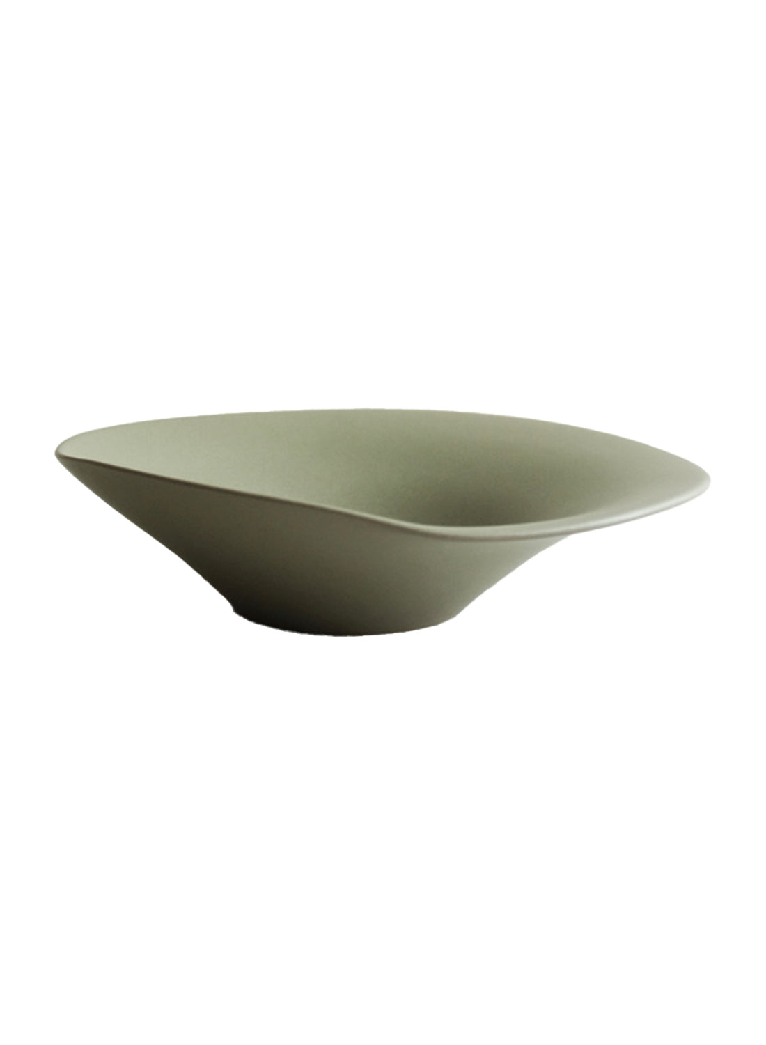 NR Ceramics Pasta Bowl, forest green