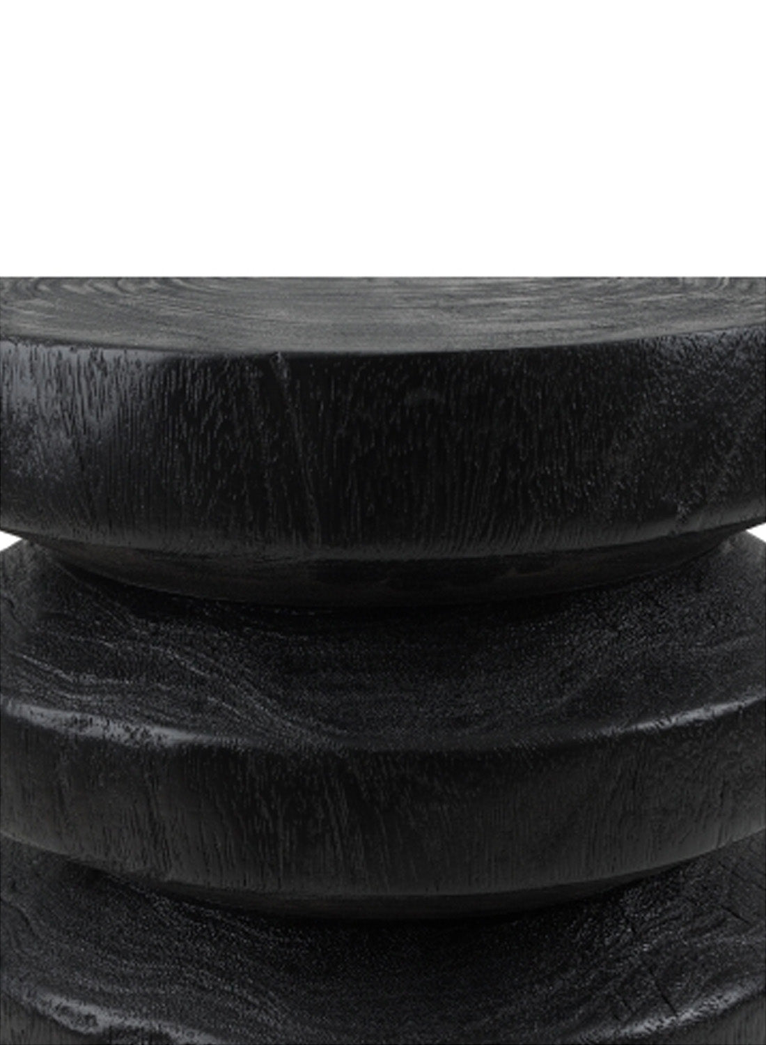 Timo Ebony Side Table, Black