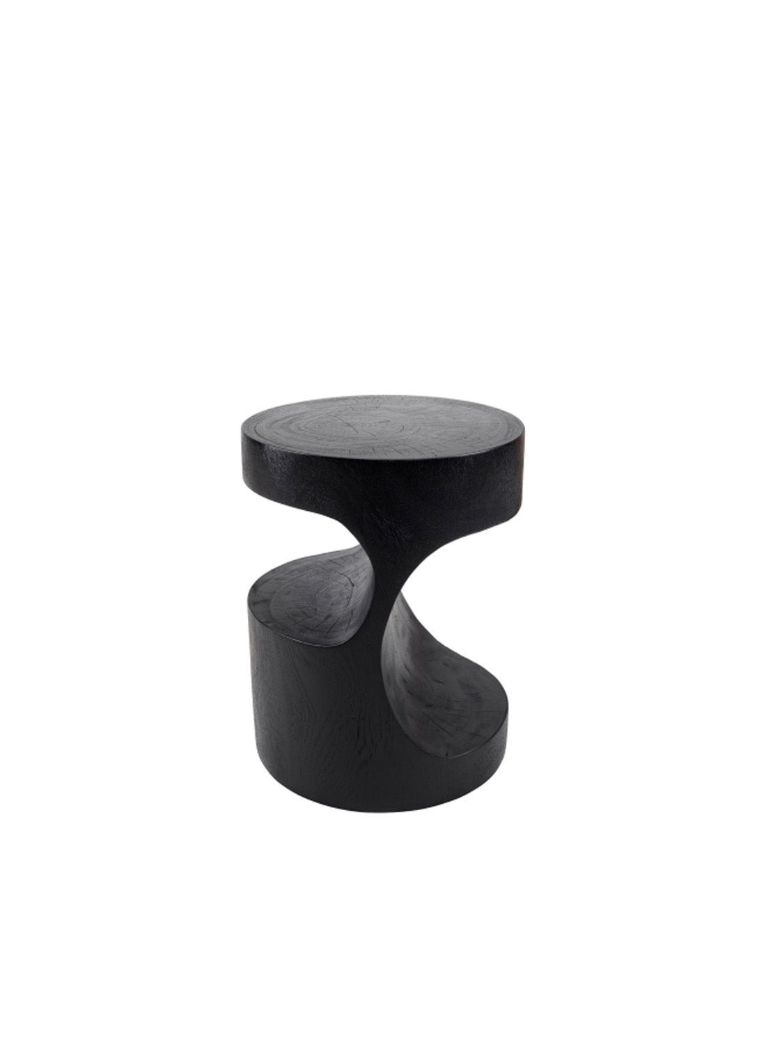 Theo Ebony Side Table, Black