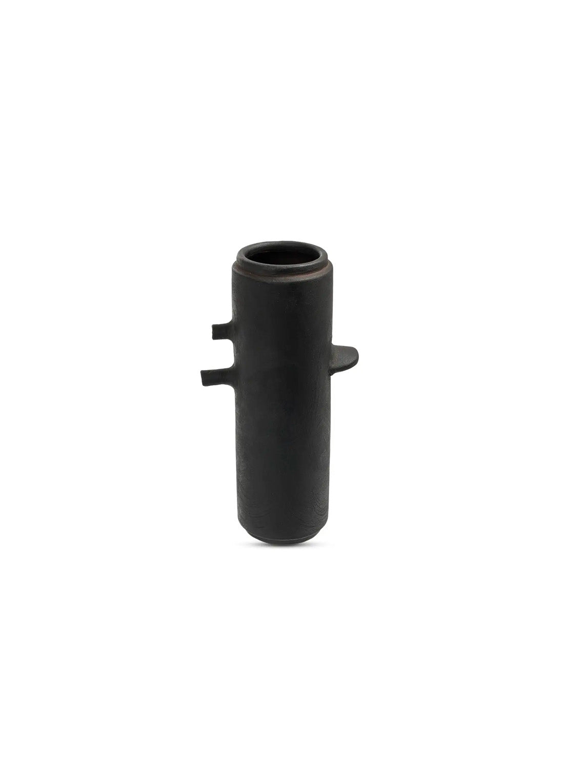 Raze 12in Vase, Matte Black