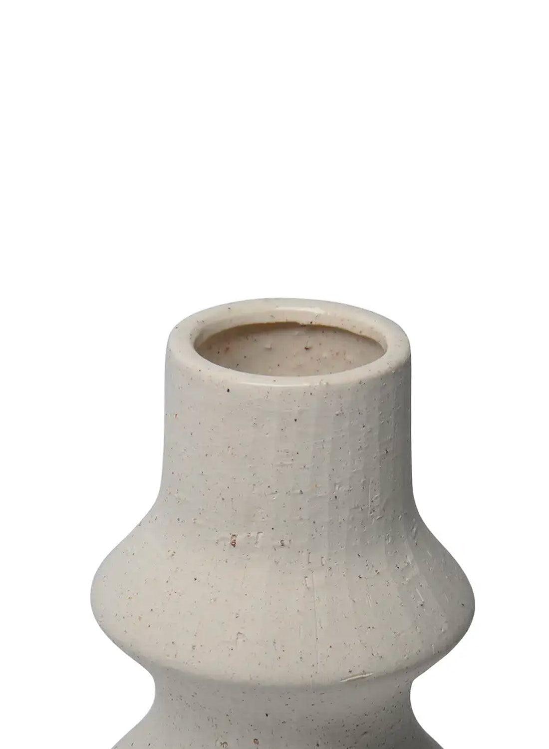 Stacy Vase, White