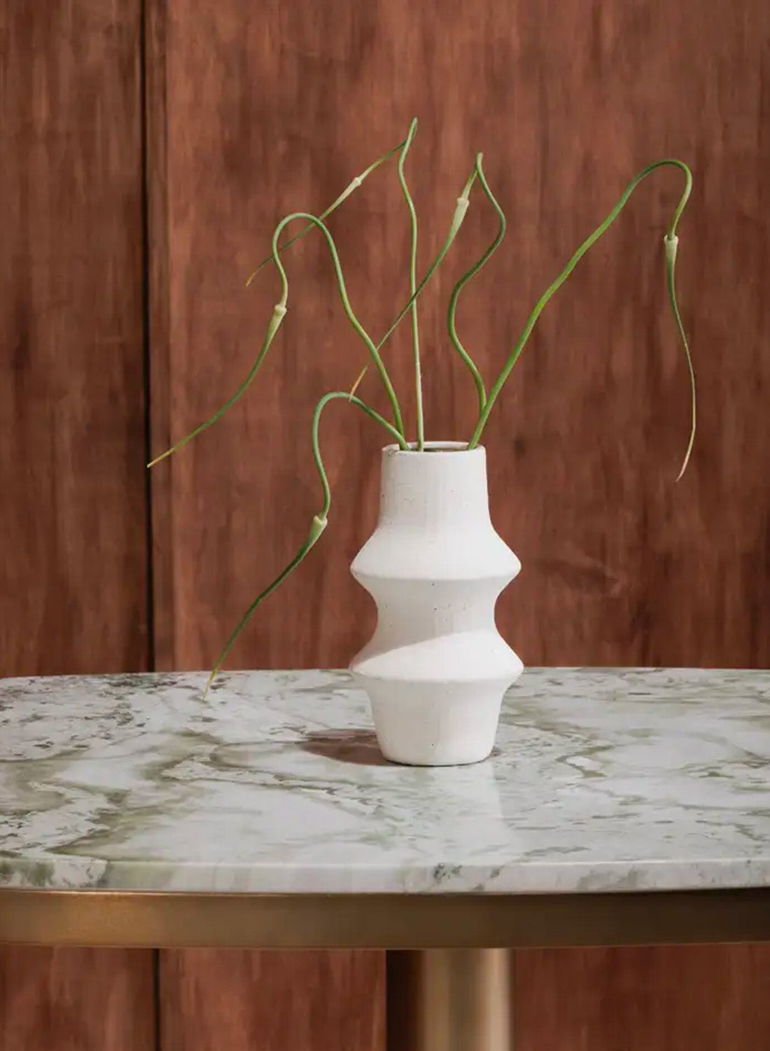 Stacy Vase, White