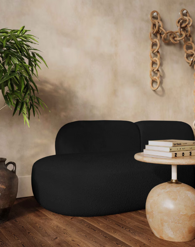 Bibi Boucle Sofa, Black