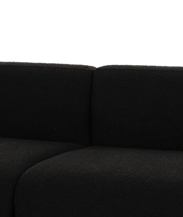 Bibi Boucle Sofa, Black