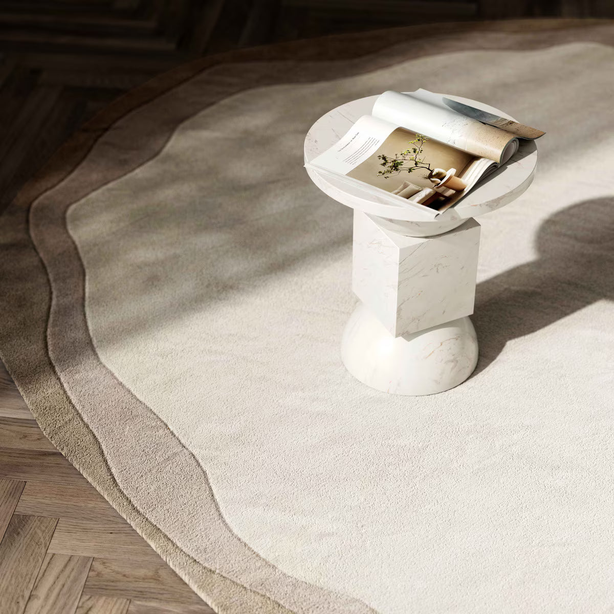 Tamy Tan 8'x10' Organic Floor Rug