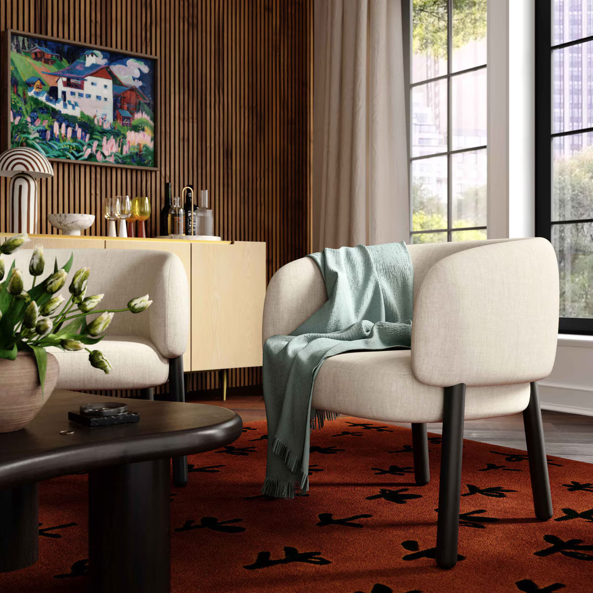 Foxxy Cream Dining Chair