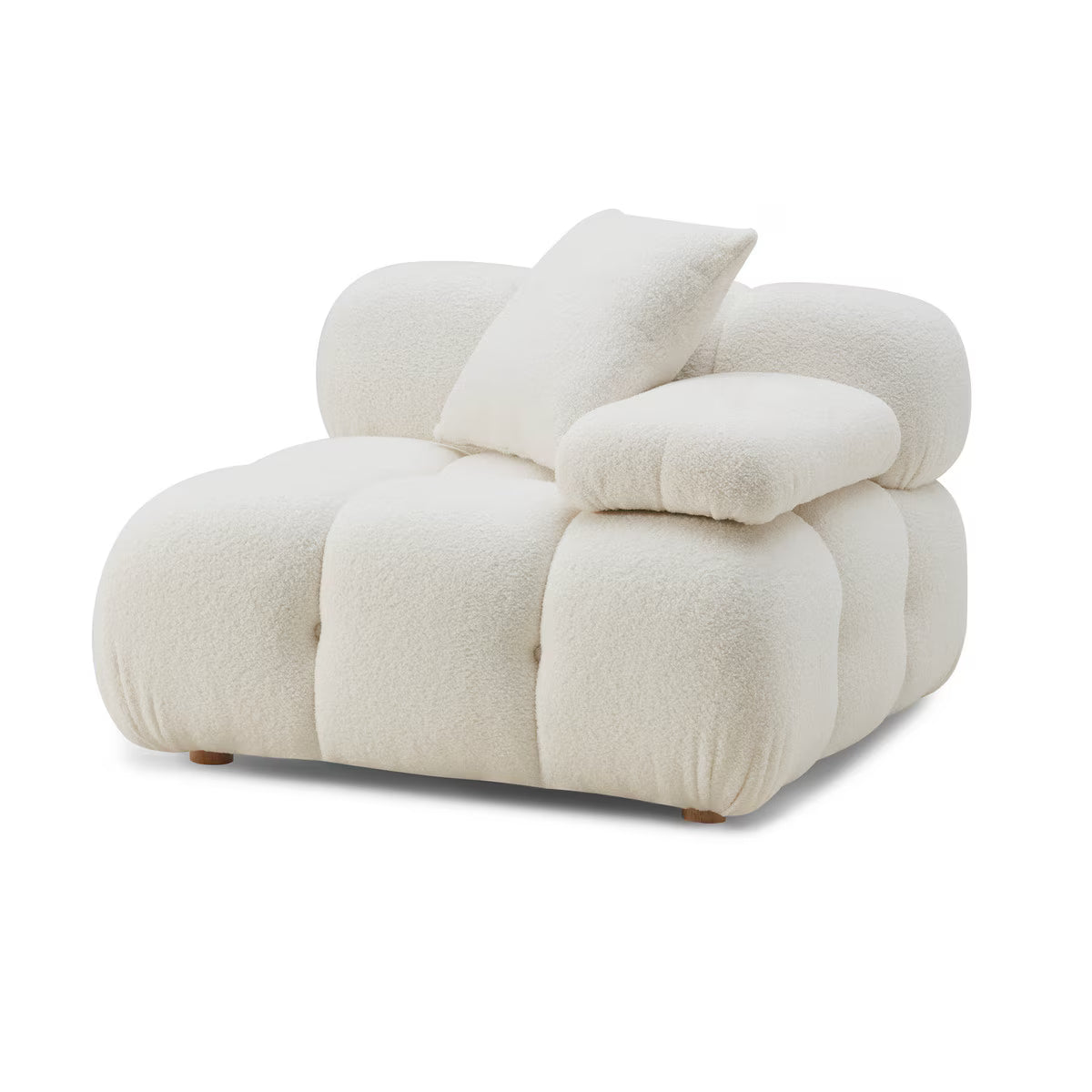 Huggy Cream Vegan Modular Corner Chair