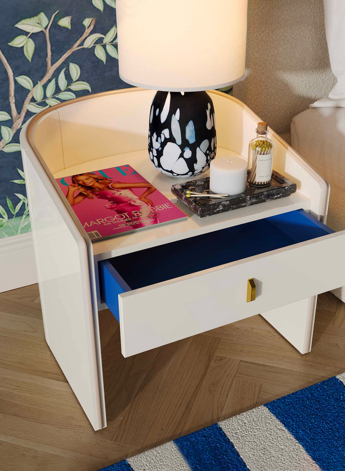 Colleen Nightstand, Cream