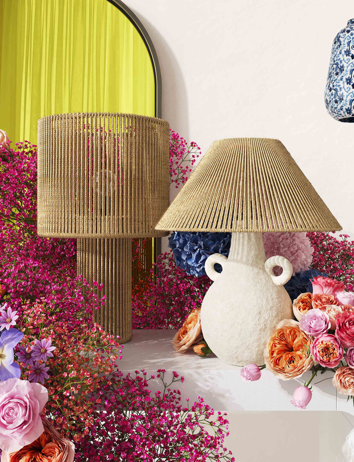Deli Ceramic Table Lamp