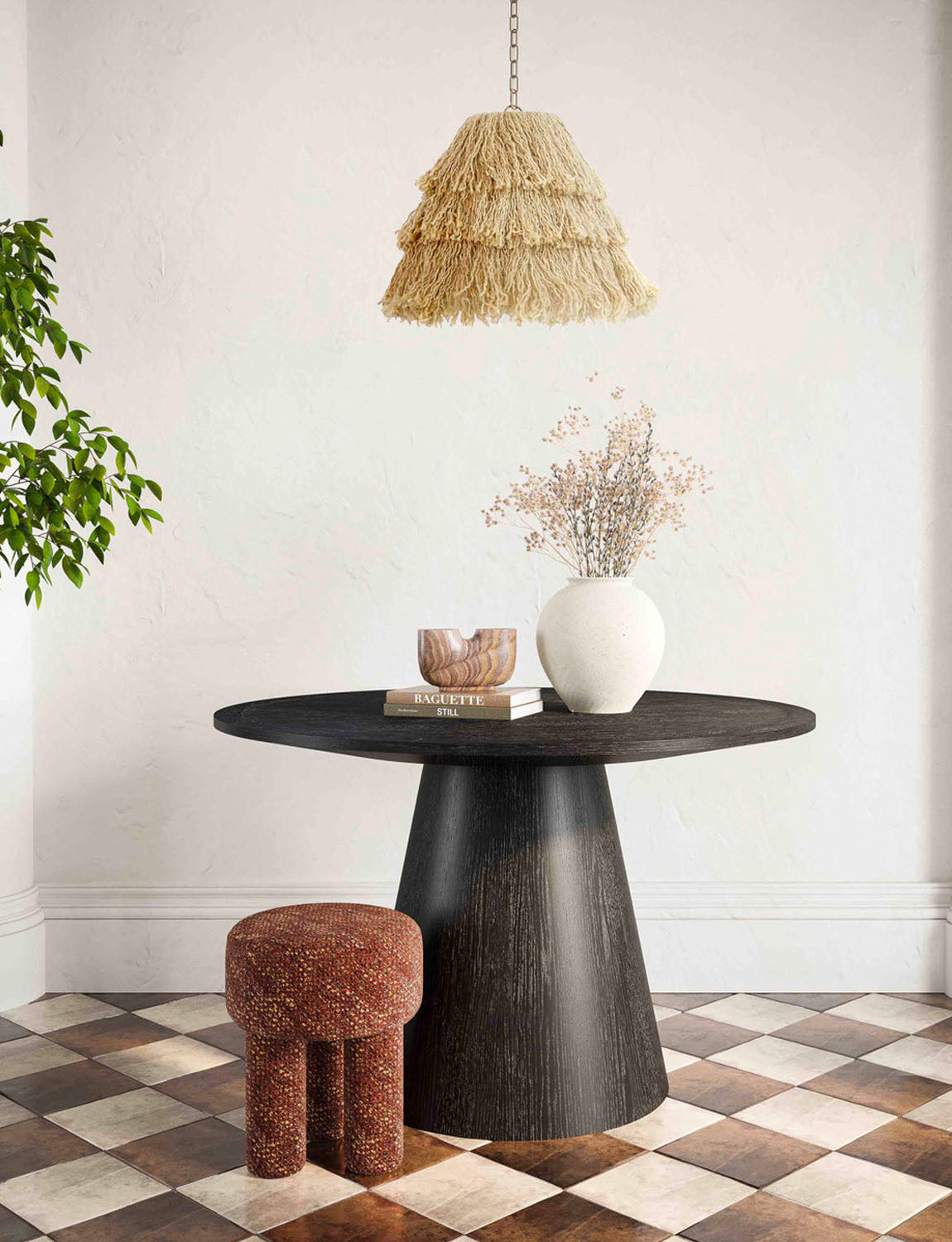 Ruka Oak Round Dining Table