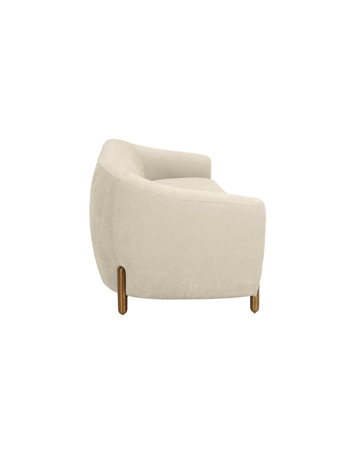 Rani Cream Textured Fabric Sofa