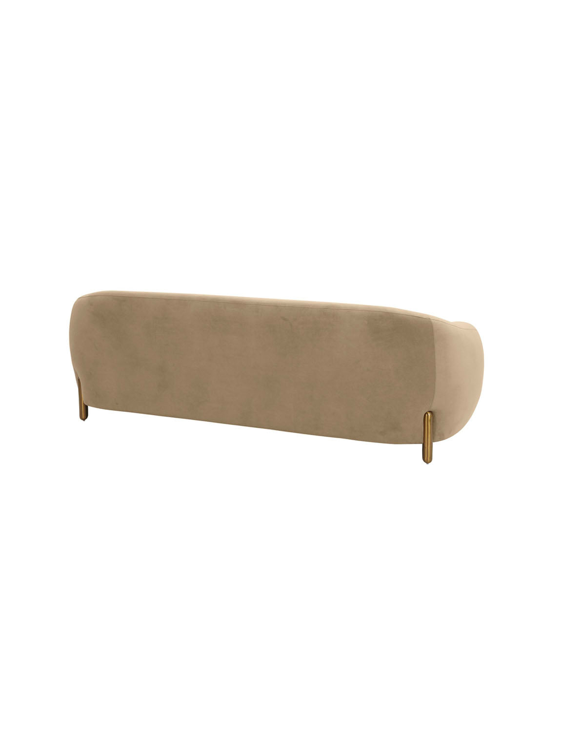 Rani Latte Brown Velvet Sofa