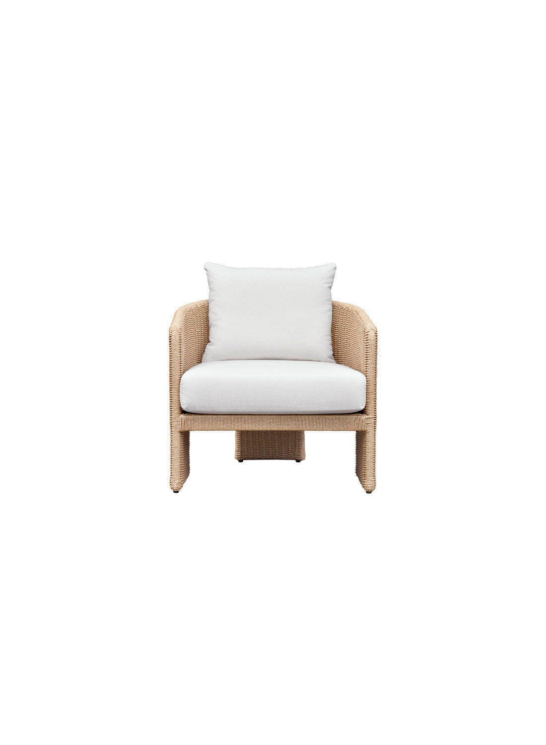 Luxe Almond Outdoor Armchair