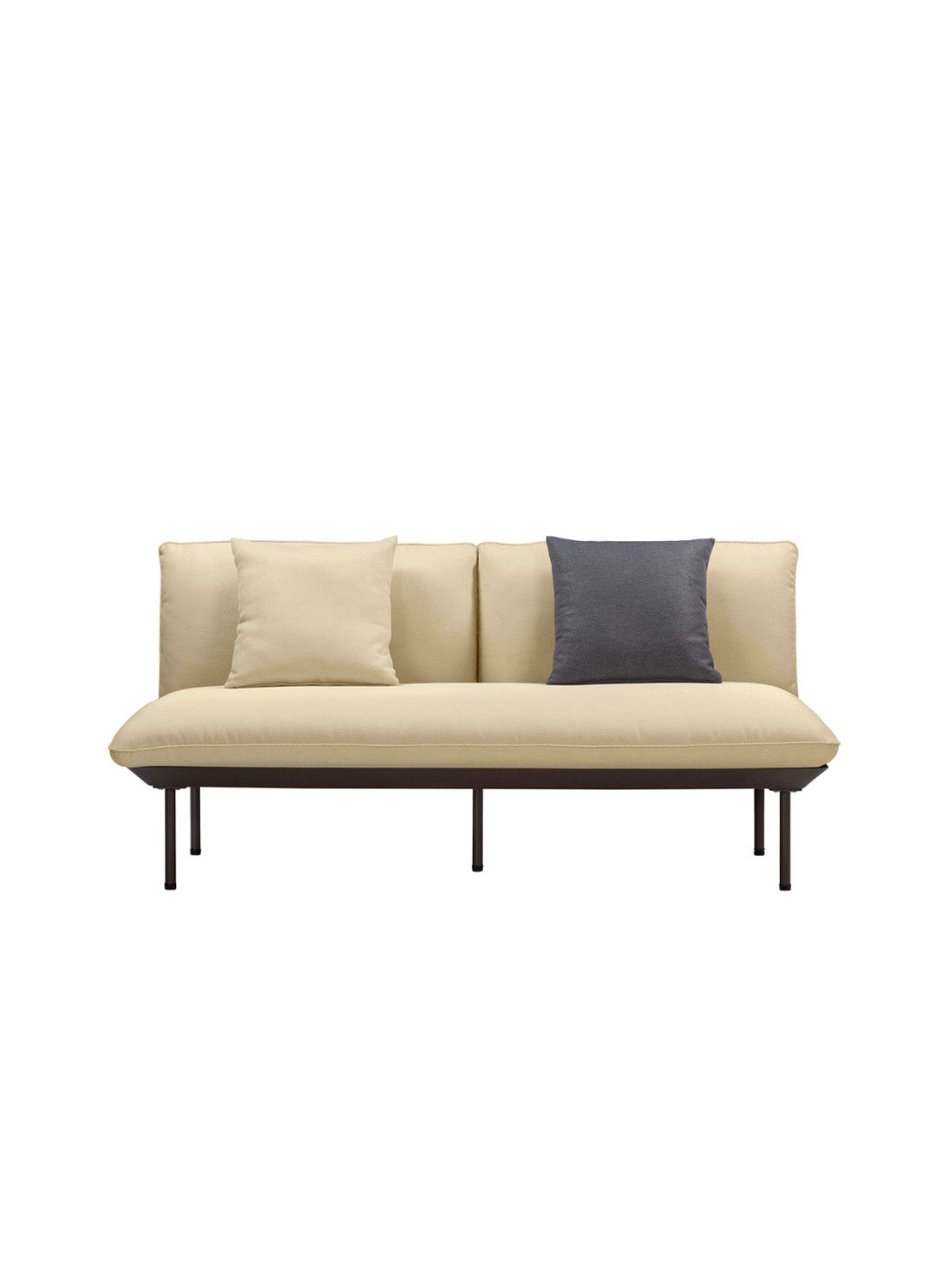 Kari Beige Outdoor Loveseat