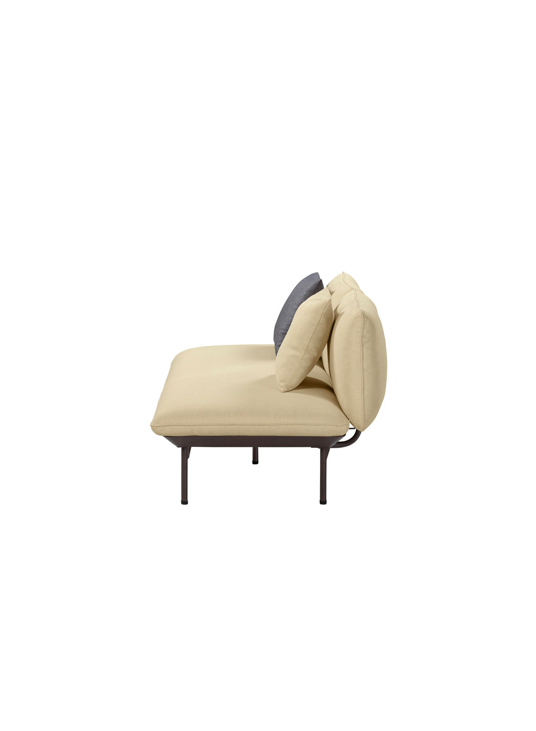 Kari Beige Outdoor Loveseat