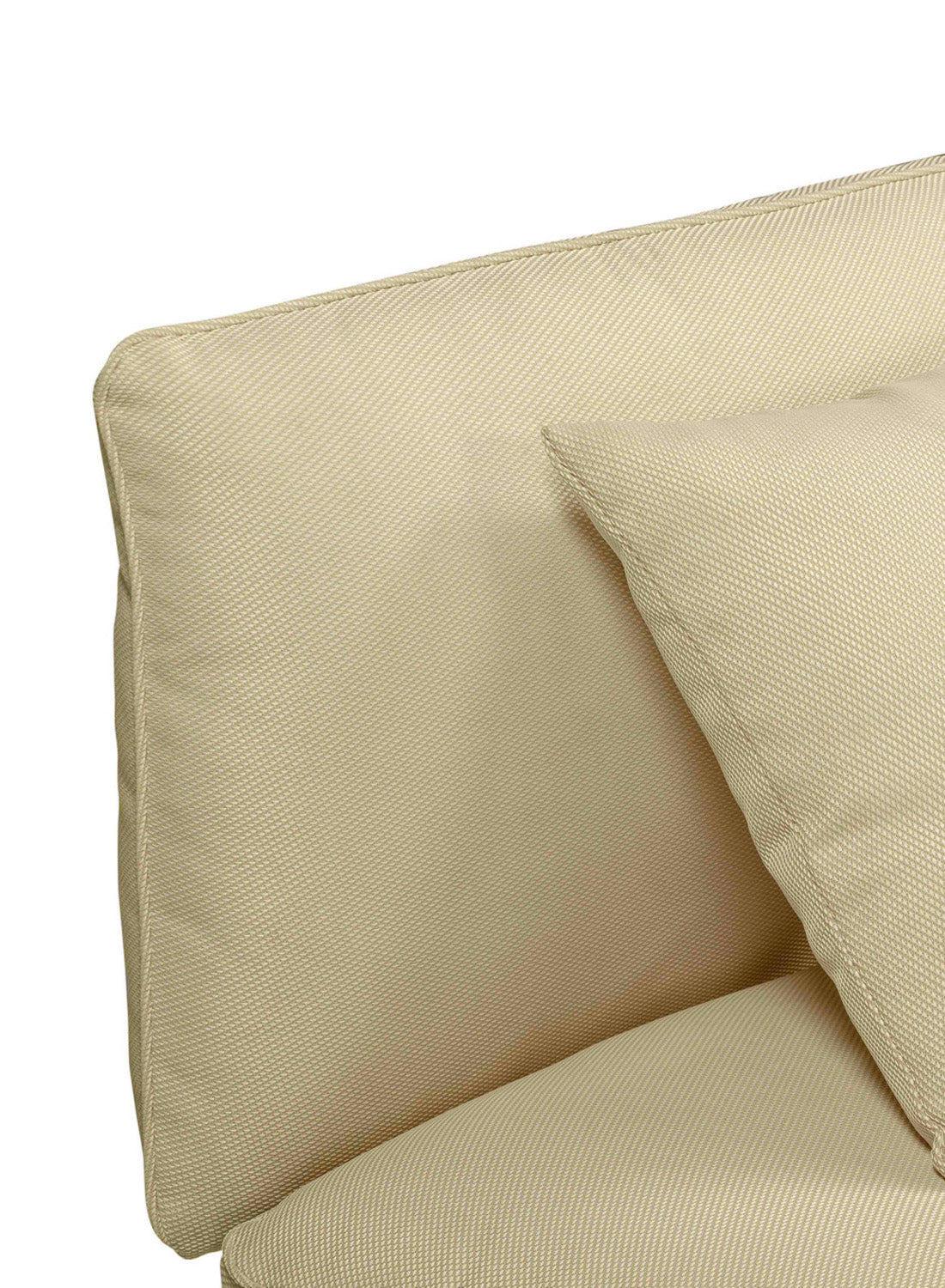 Kari Beige Outdoor Loveseat