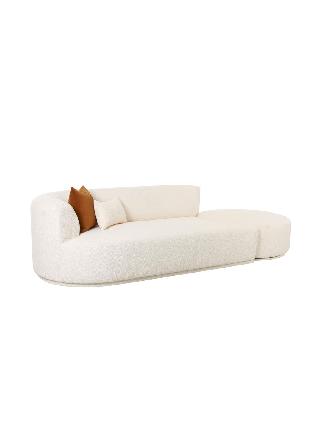 Felice Boucle Chaise Modular Sofa, LAF