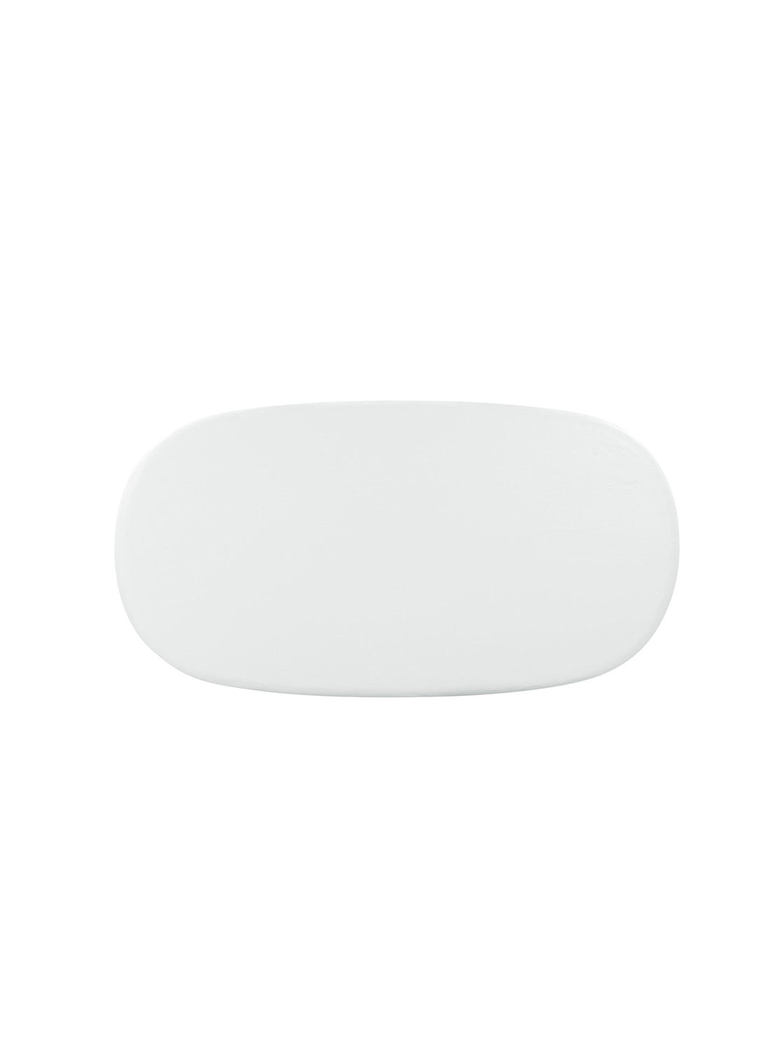 Avery Oval Dining Table, White