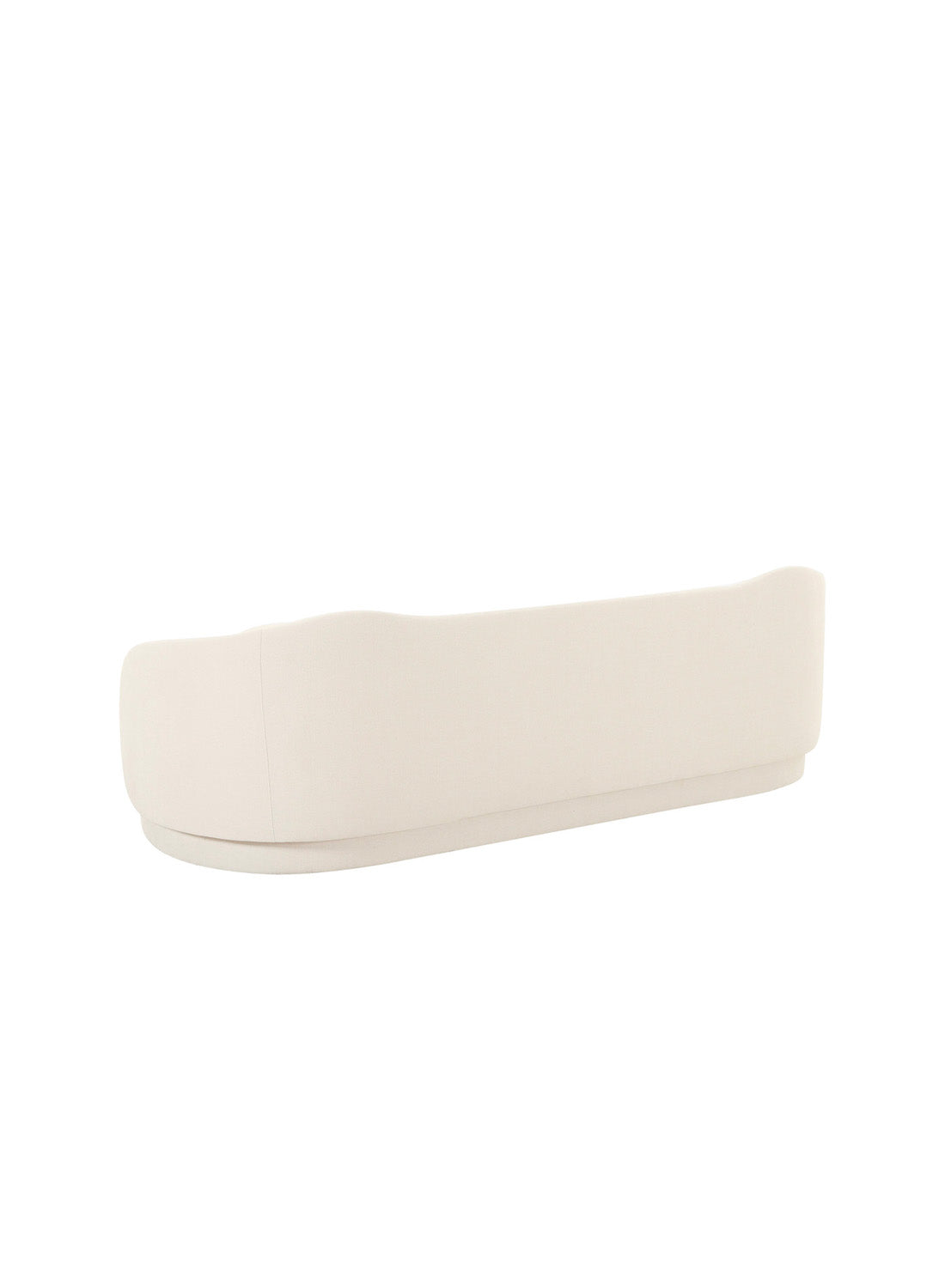 Clarice Velvet Sofa, cream