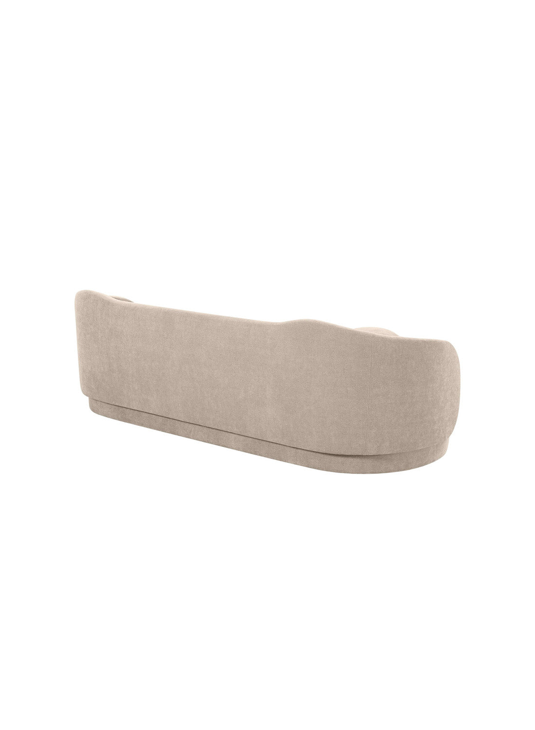 Clarice Velvet Sofa, taupe