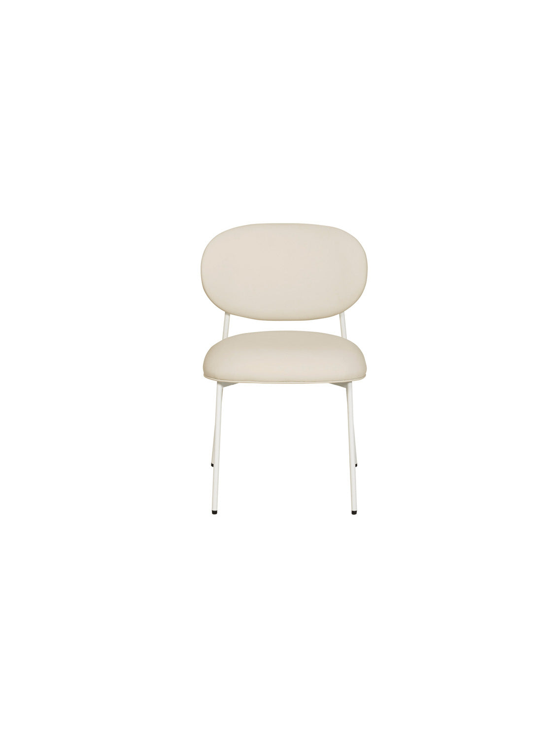 Grayson Dining Chair Set of 2, cream legs