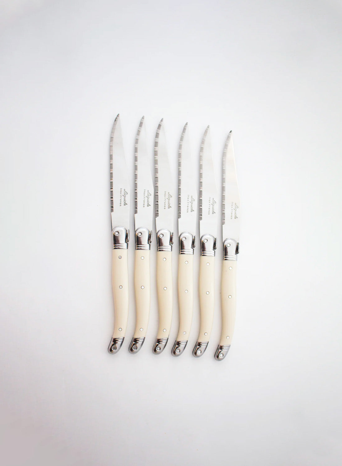 Laguiole Ivory Steak Knives, set of 6