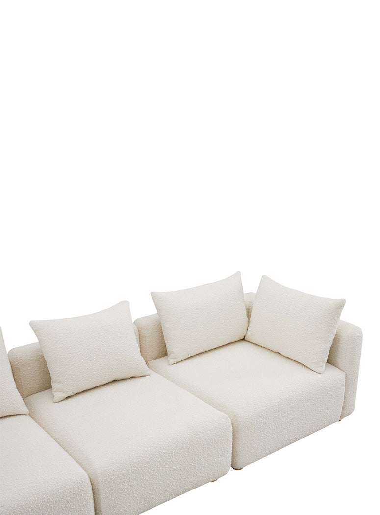 Temis Boucle Sofa,cream
