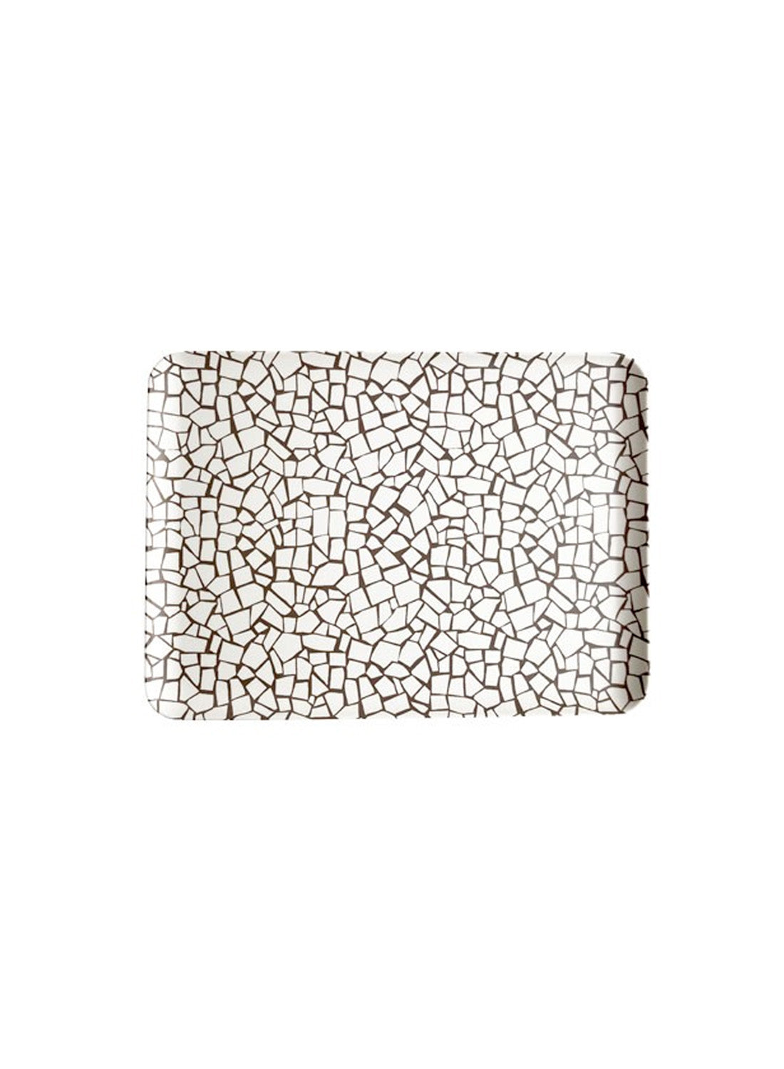 Xenia Taler Bamboo Large Tray Crackle Brown
