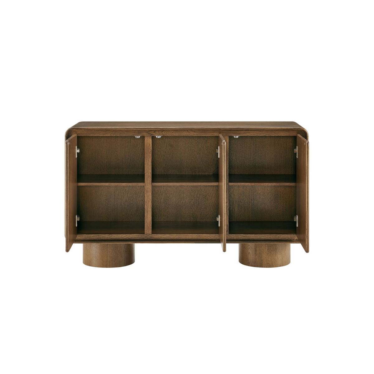 Arco 3-Door Cabinet, Walnut