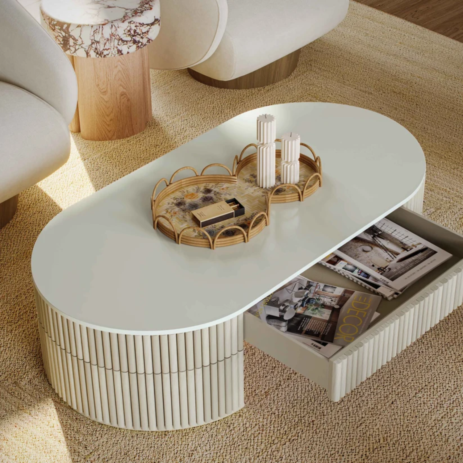 Bennett Coffee Table 52"