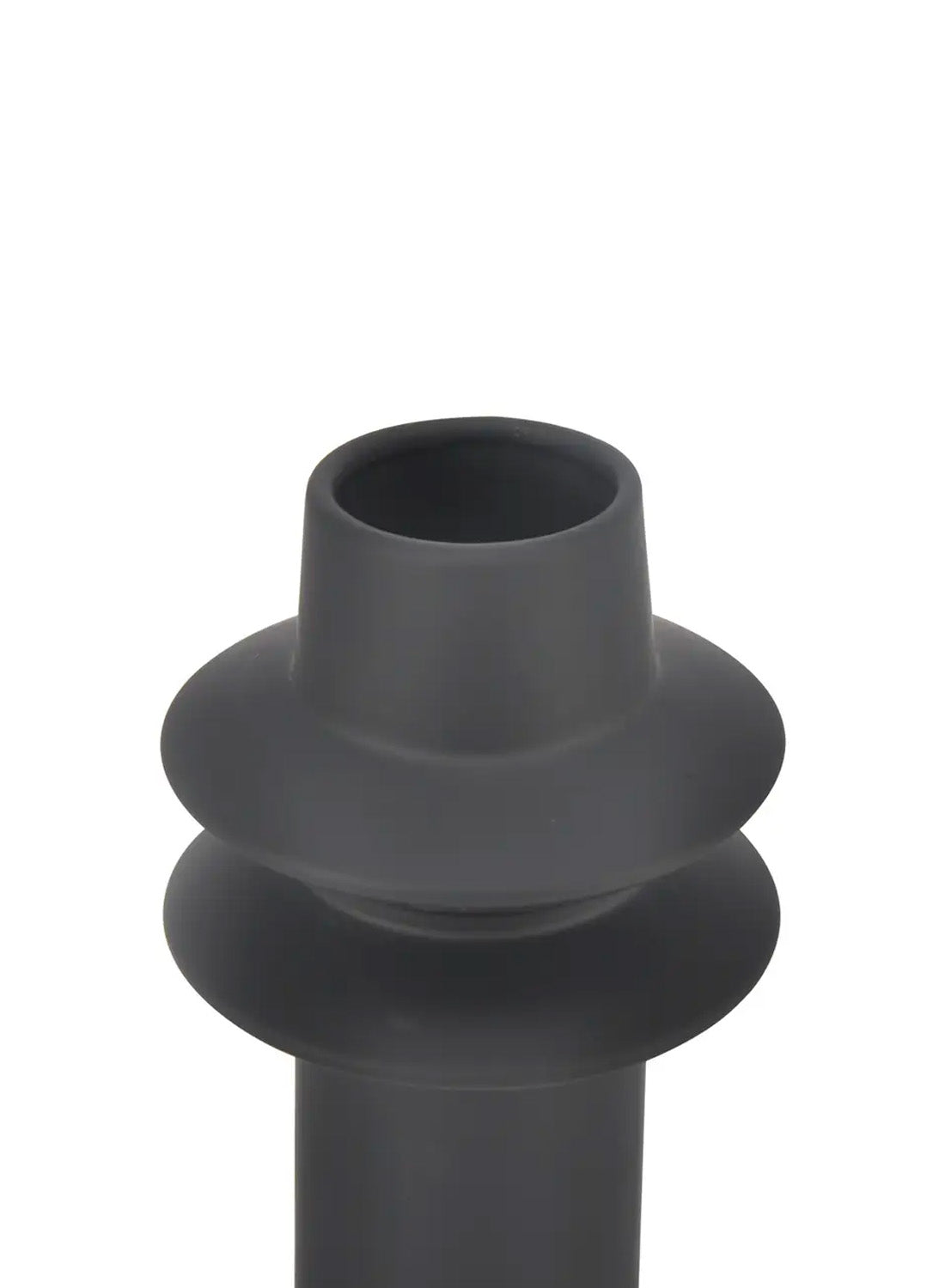 Zag Large Vase, Black