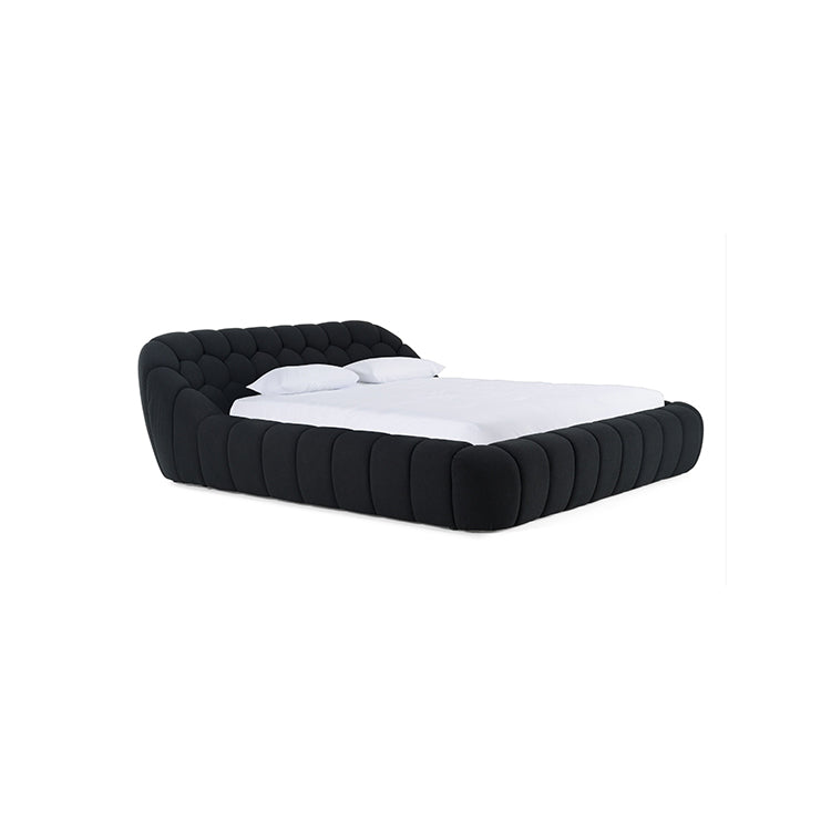 Veridian Eastern King Bed, black