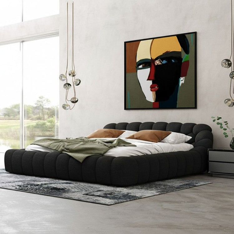 Veridian Eastern King Bed, black