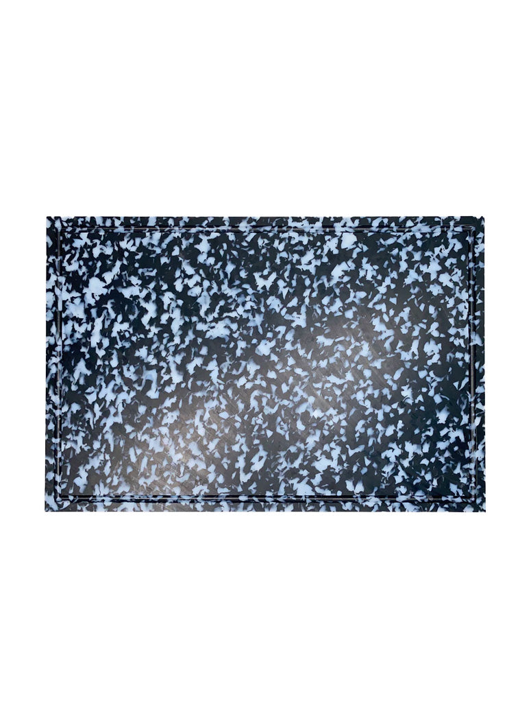 Fredericks & Mae XL Cutting Board, black and white