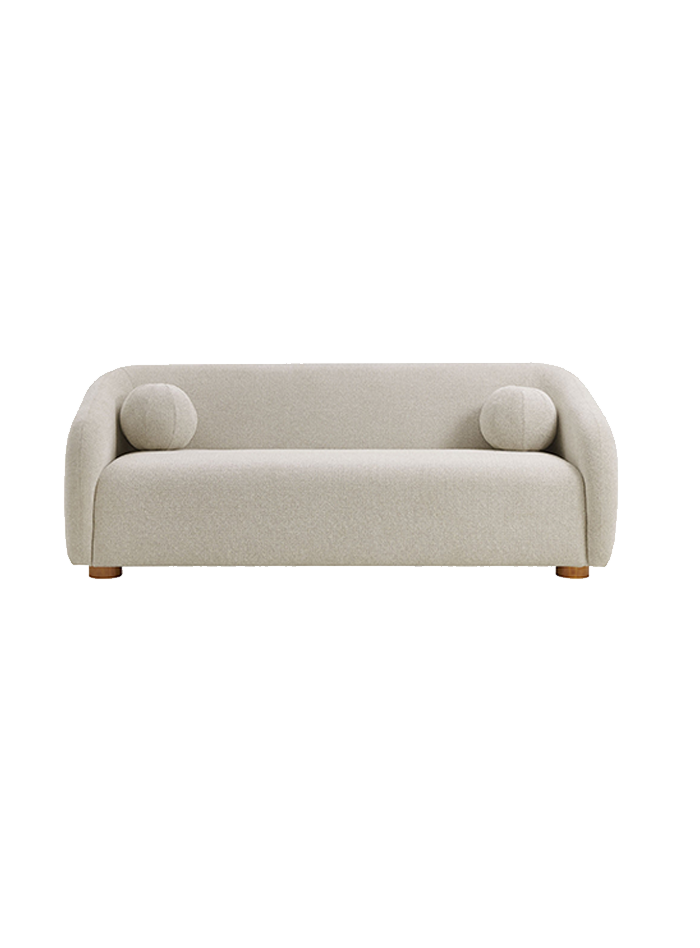Chennie Fabric Sofa, Dove Gray