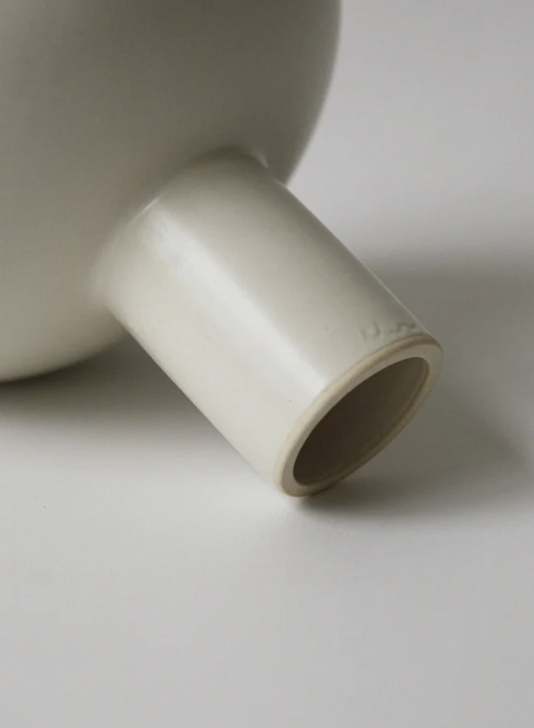 NR Ceramics Pedestal Bowl, fog