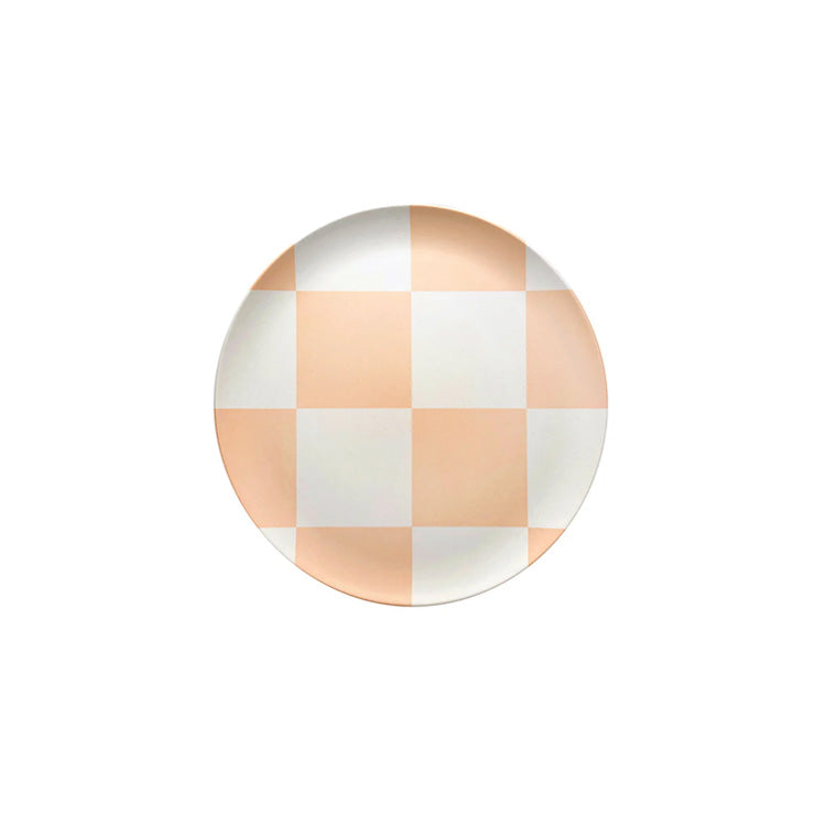 Xenia Taler Pink Check Side Plate 8"