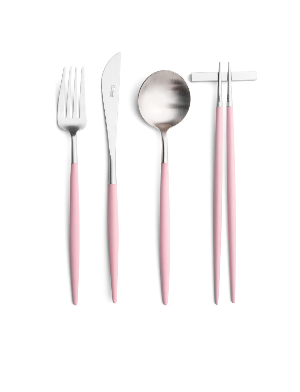 Cutipol Goa Flatware, pink/silver