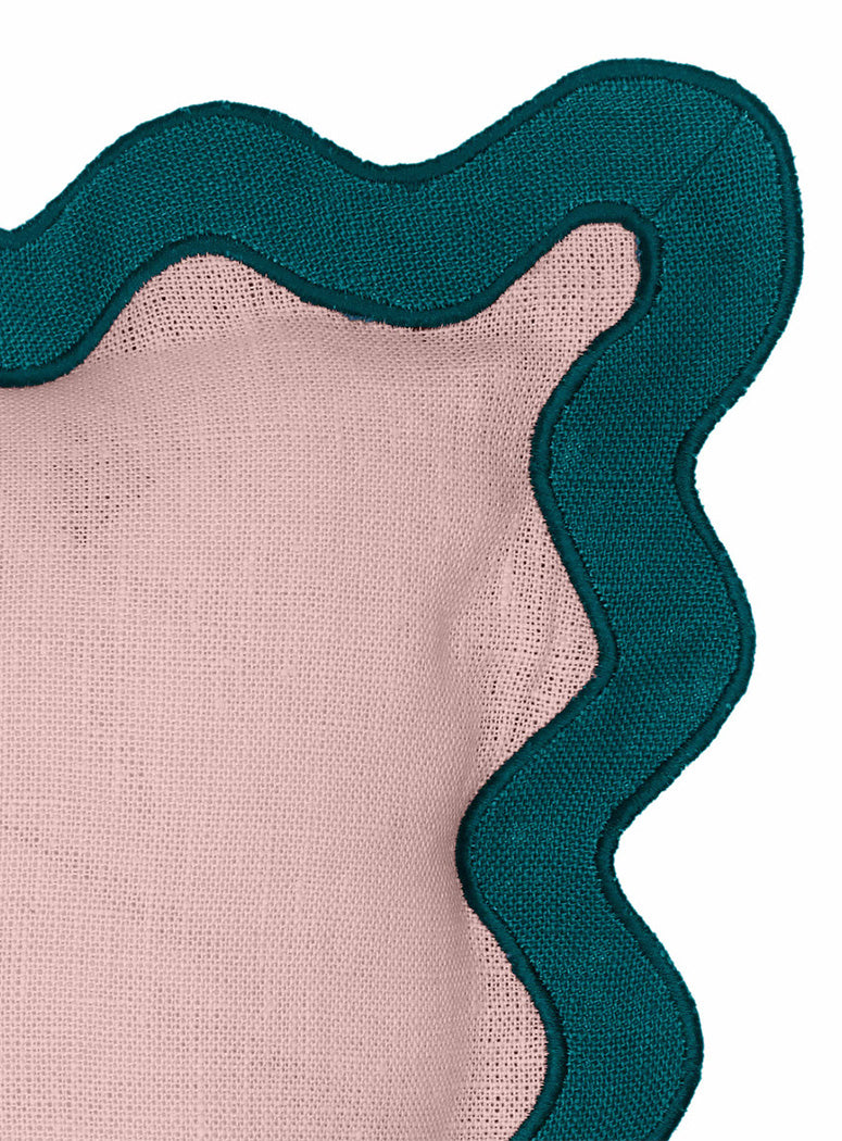 Lattice Pillow,blue
