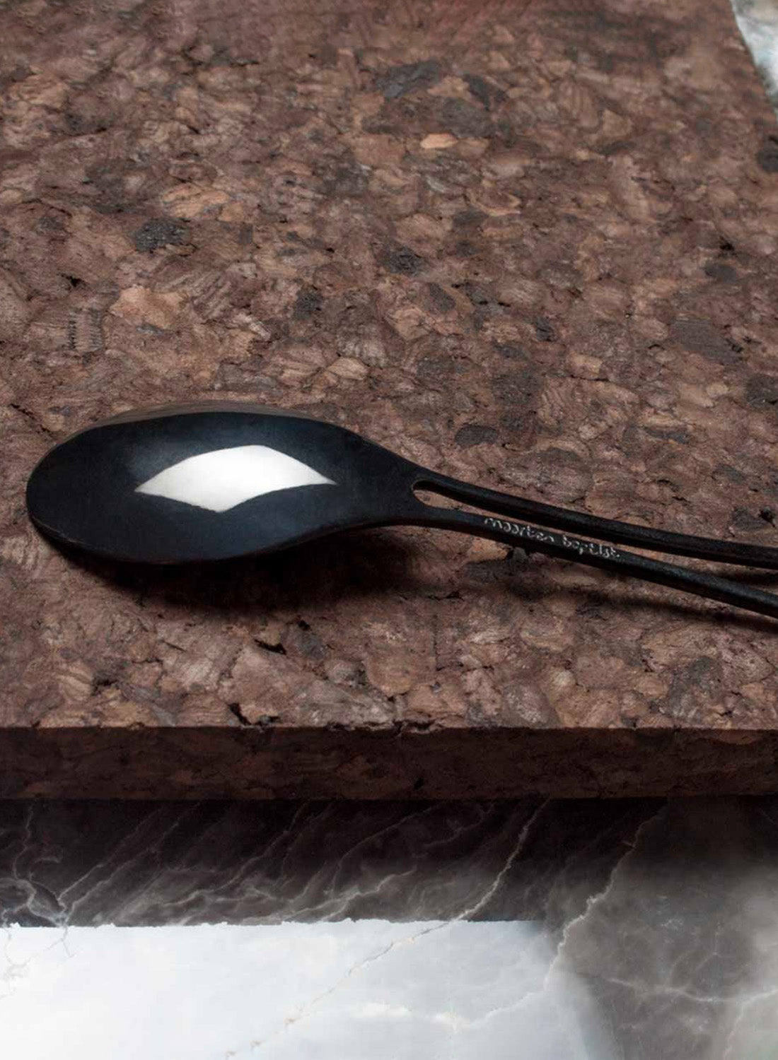 Maarten Baptist Outline Small Spoon, black