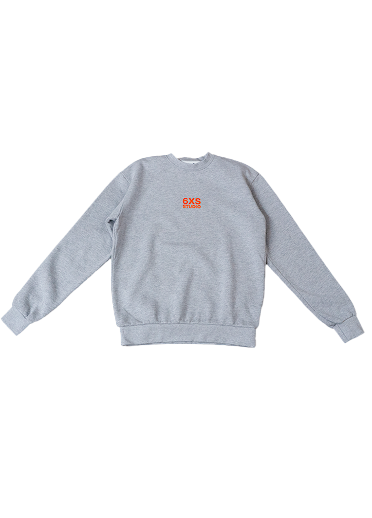 6XS Crew Swatshirt,grey