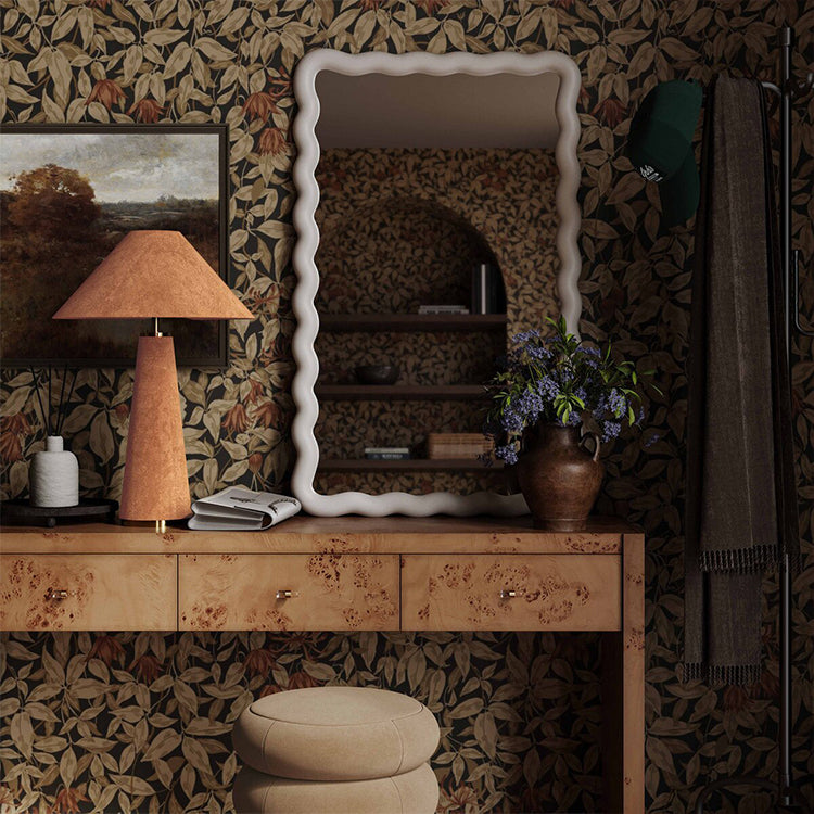 Graff Terracotta Velvet Table Lamp