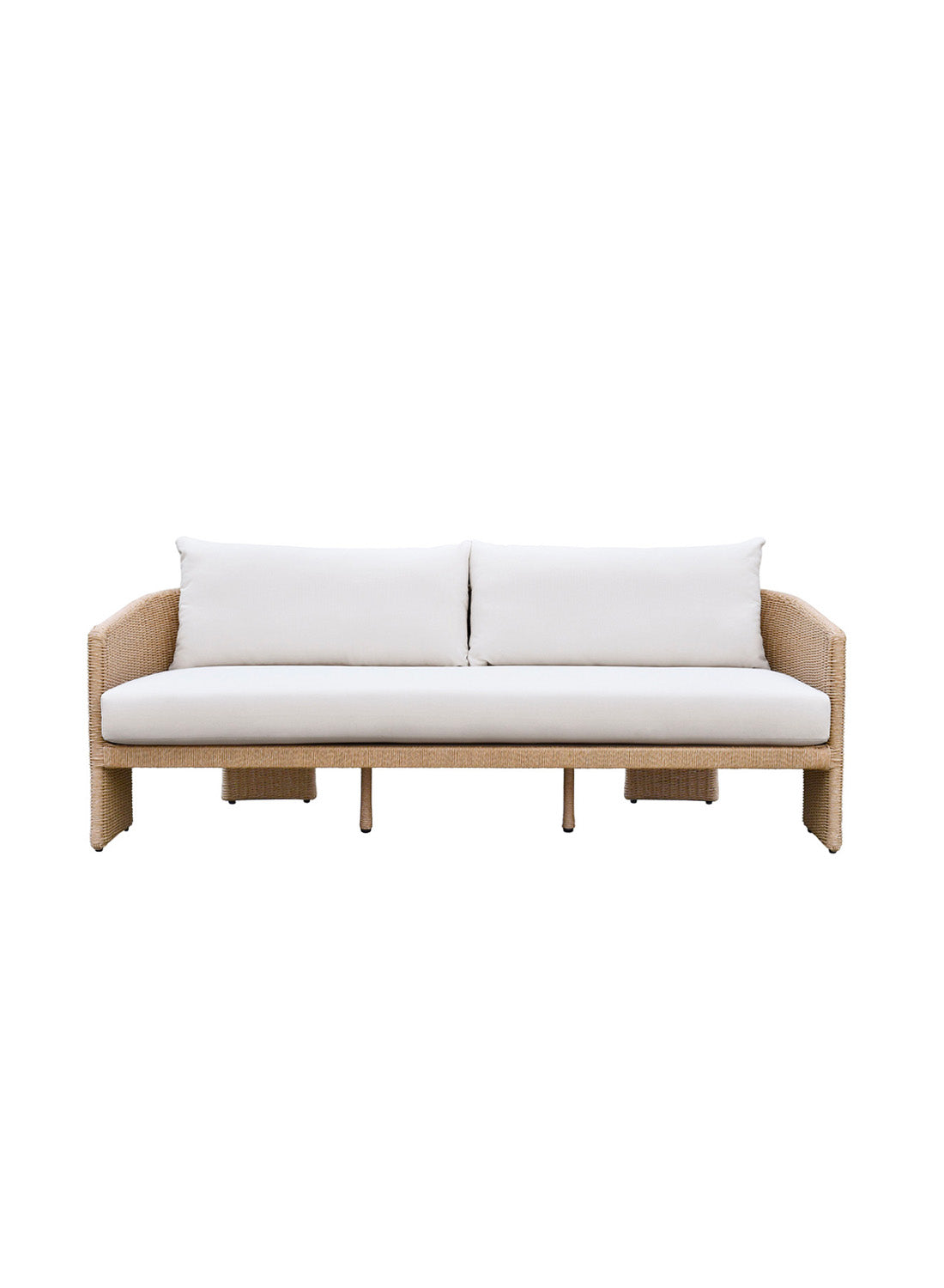 Luxe Almond Outdoor Sofa