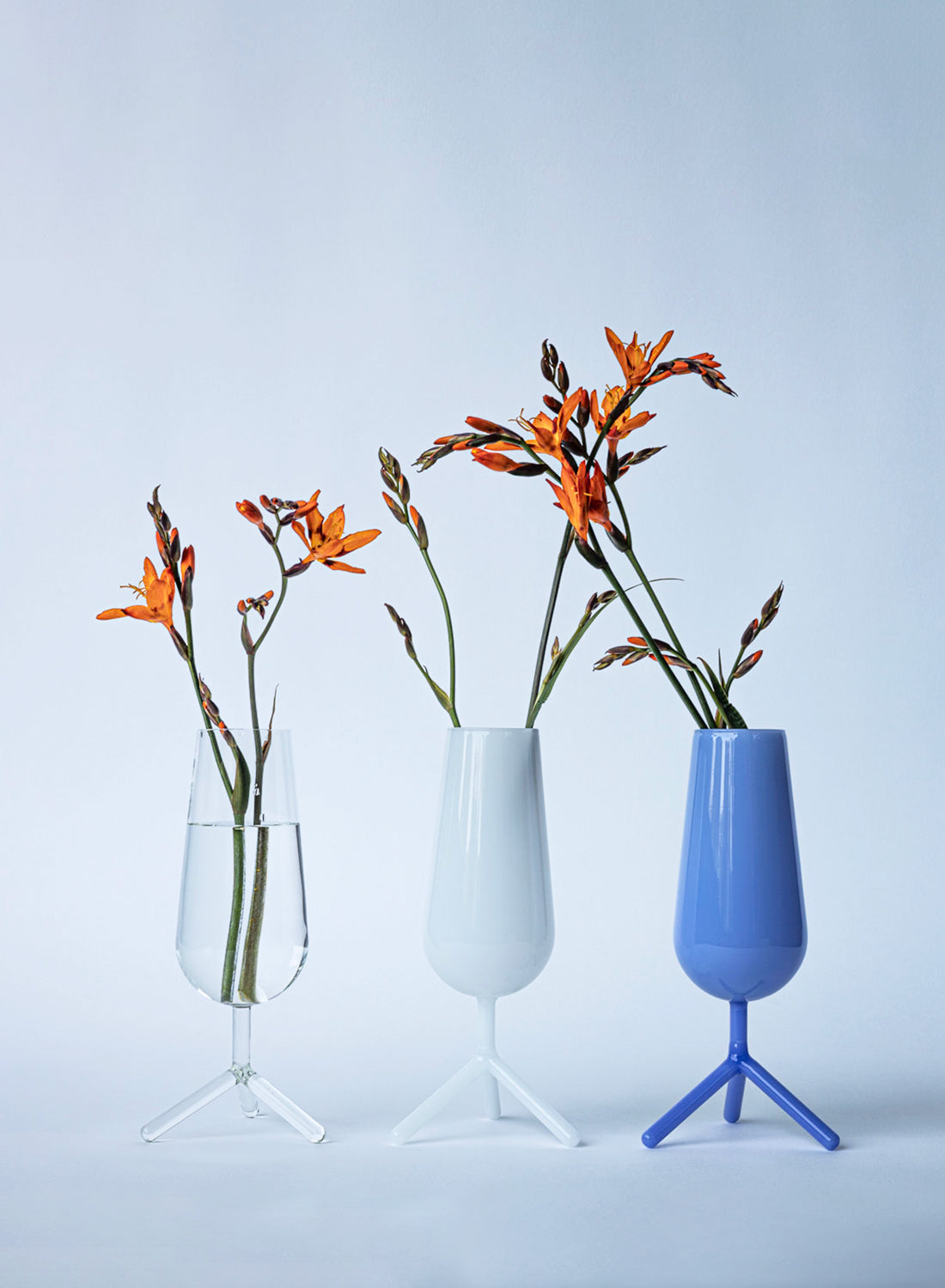Maarten Baptist Tripod Lavender Bleu Small Vase